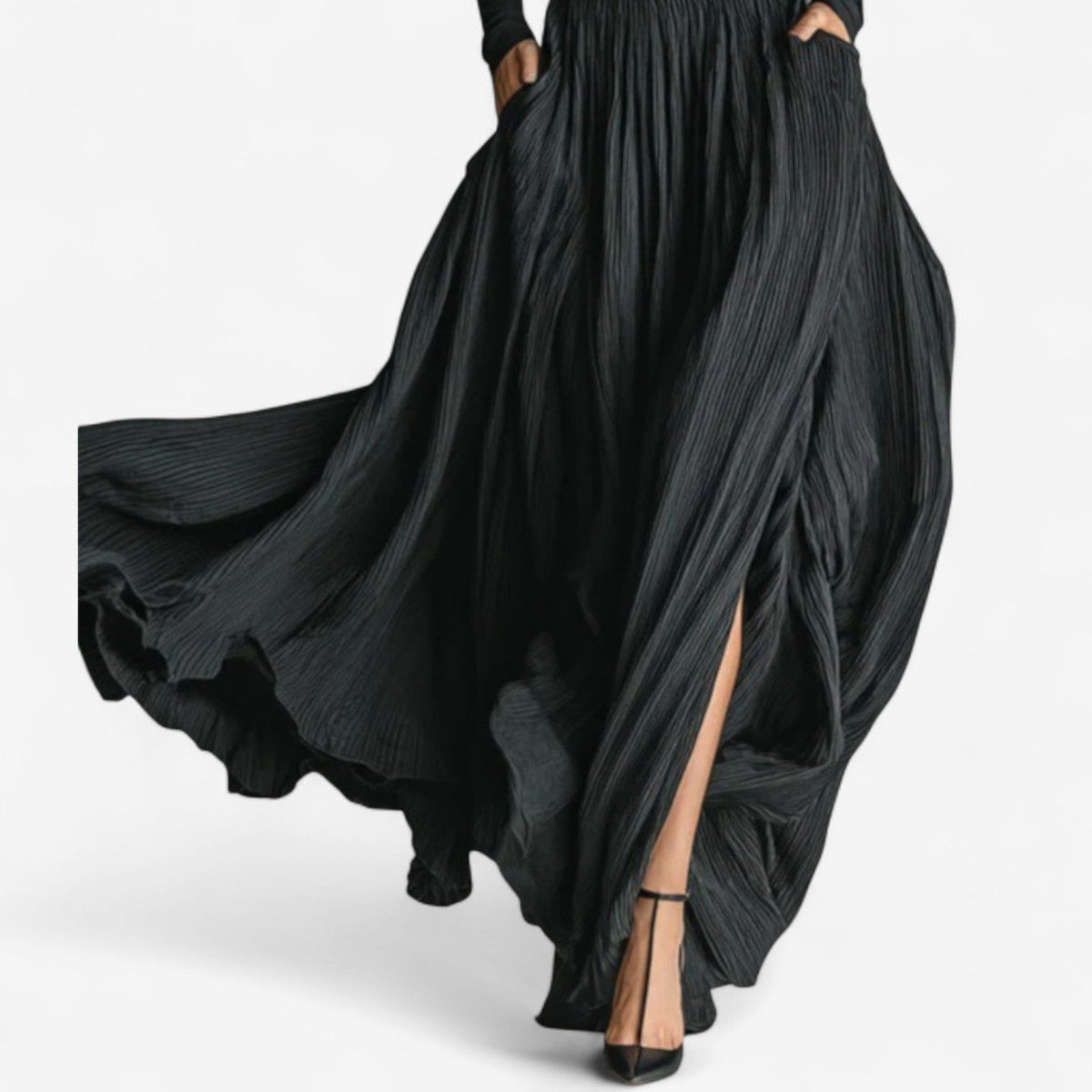 Raquel | Robe longue taille haute