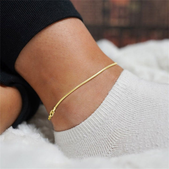 Shanileigh | Bracelet de cheville rose