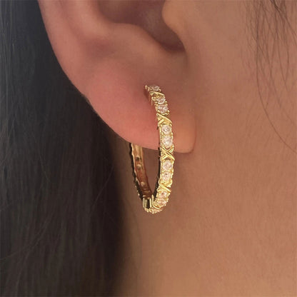 Aurelisse | Aretes de Cruz de Circonia