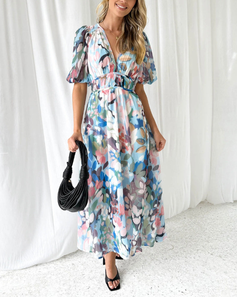 Celine | Vestido con Motivo Floral