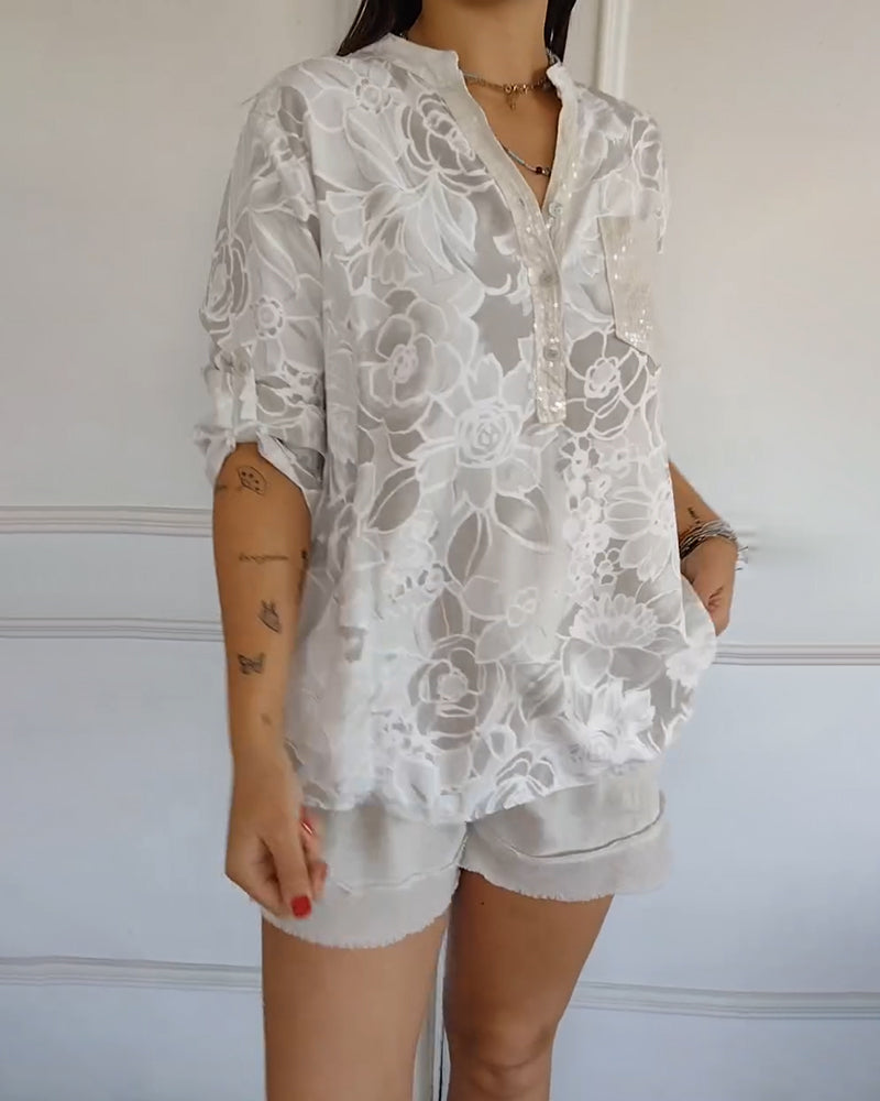 Cassie | Chemisier à imprimé floral