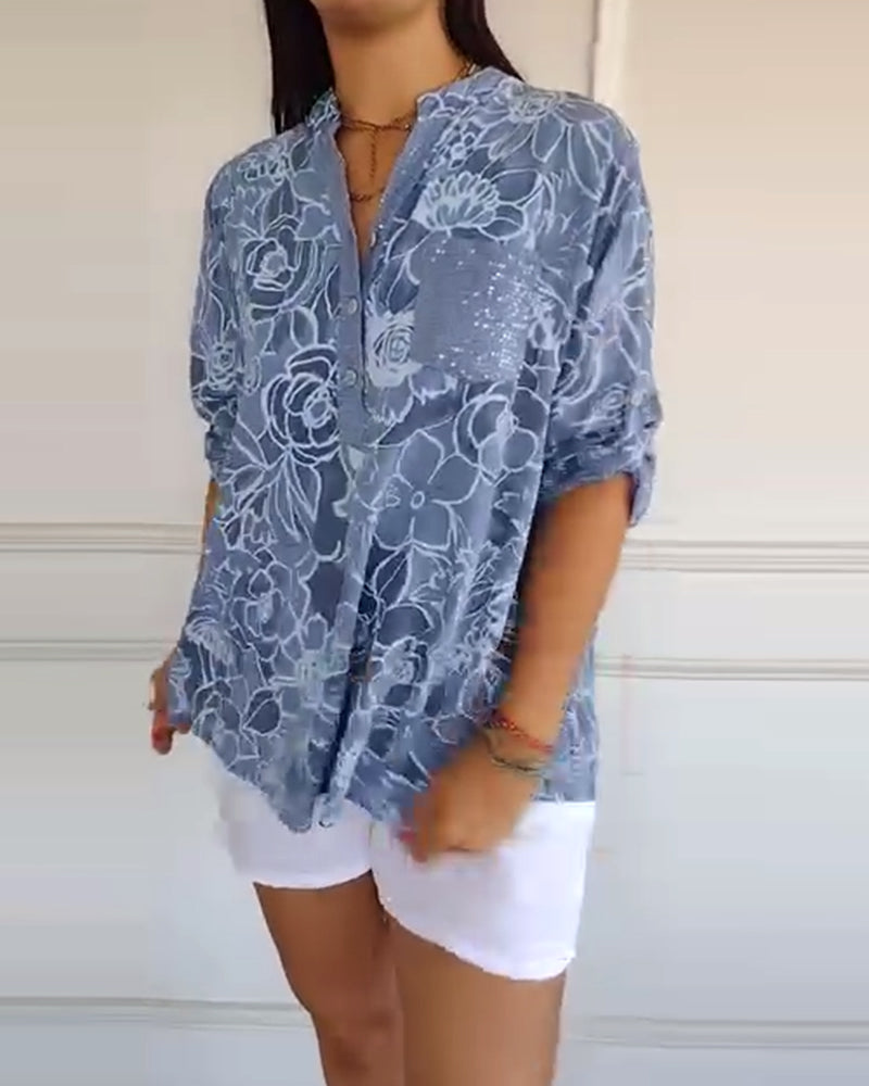 Cassie | Chemisier à imprimé floral