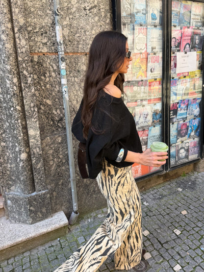 Paula | Pantalones Estampado de Cebra