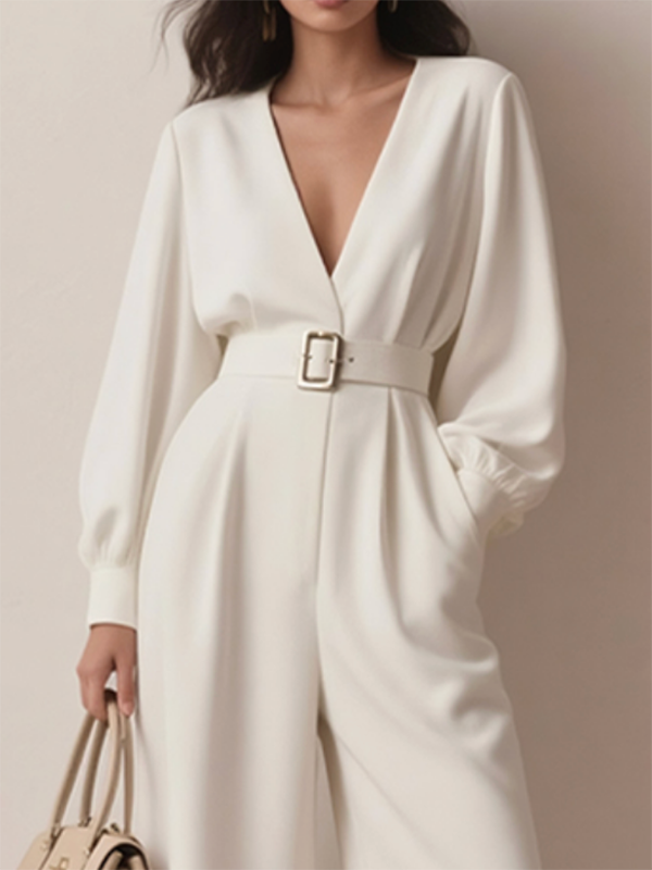 Julia | Combinaison Manches Bouffantes
