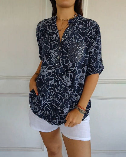 Cassie | Chemisier à imprimé floral