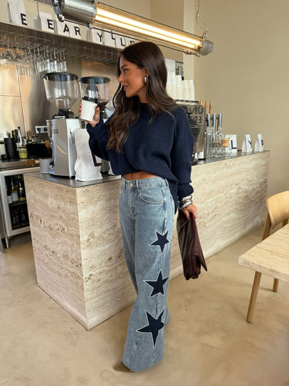 Rocío | Jeans en denim avec étoile