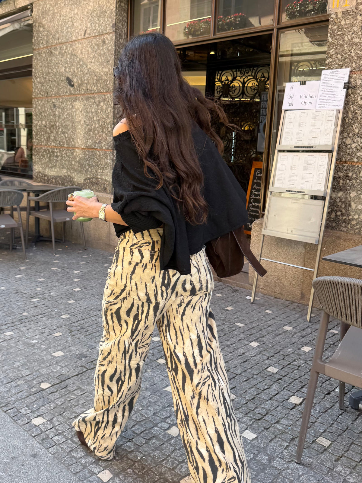 Paula | Pantalones Estampado de Cebra
