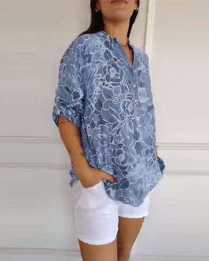 Cassie | Chemisier à imprimé floral