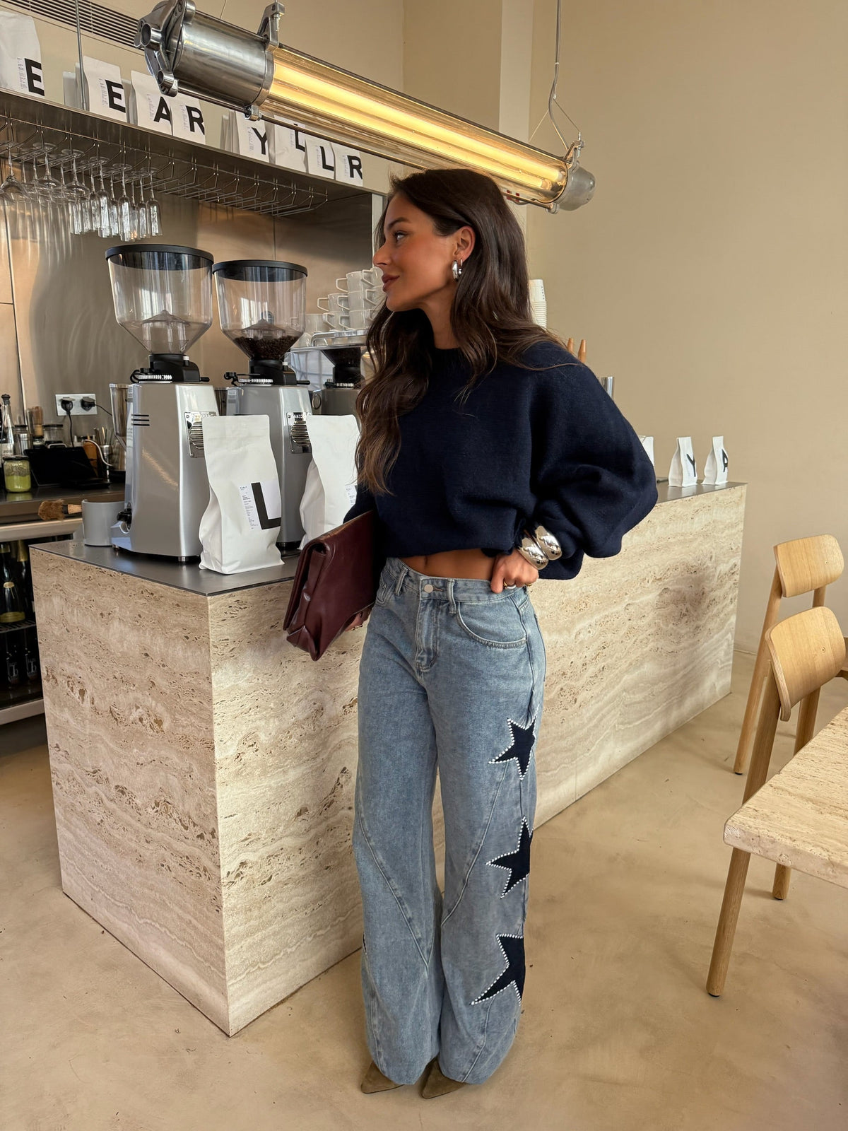 Rocío | Jeans en denim avec étoile