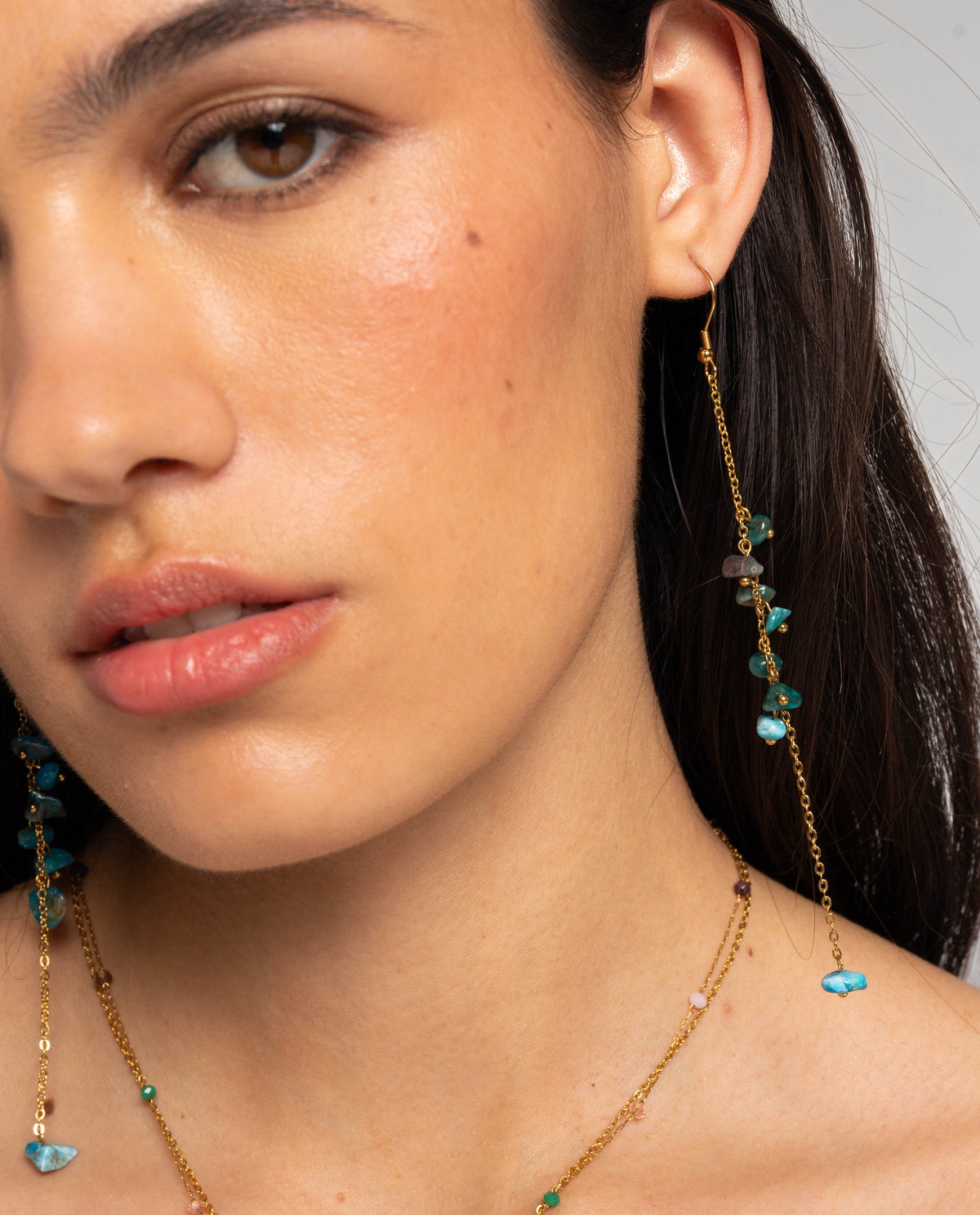 BOUCLES D'OREILLES ZAHARA · TURQUOISE