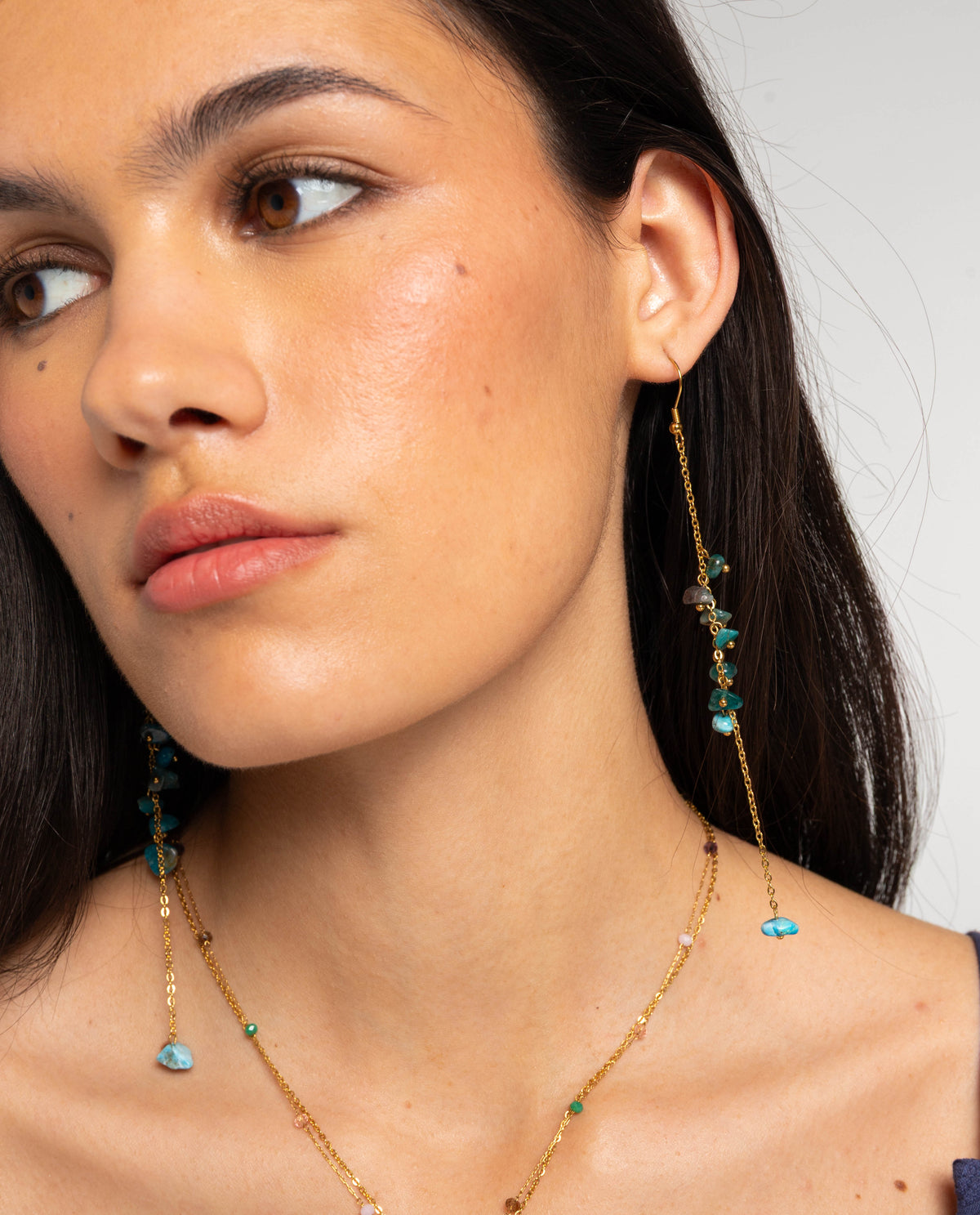 BOUCLES D'OREILLES ZAHARA · TURQUOISE