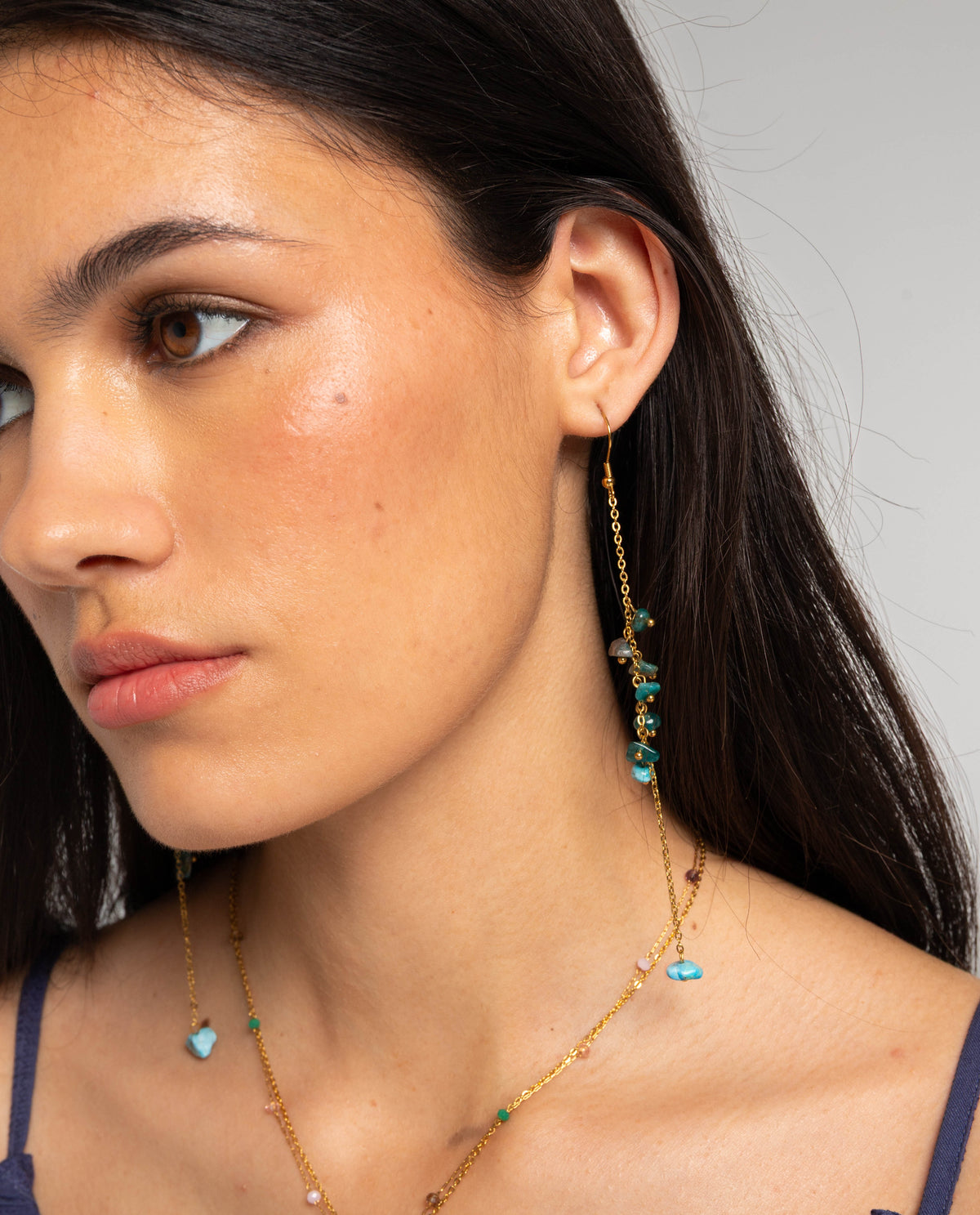 BOUCLES D'OREILLES ZAHARA · TURQUOISE