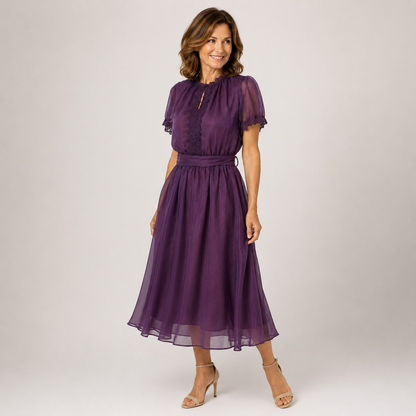 Flavia | Vestido con Escote de Gota