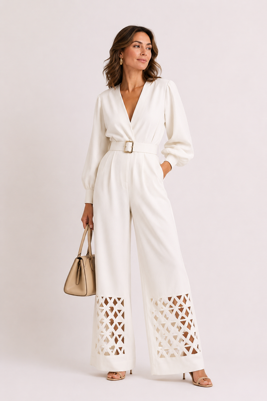 Julia | Combinaison Manches Bouffantes