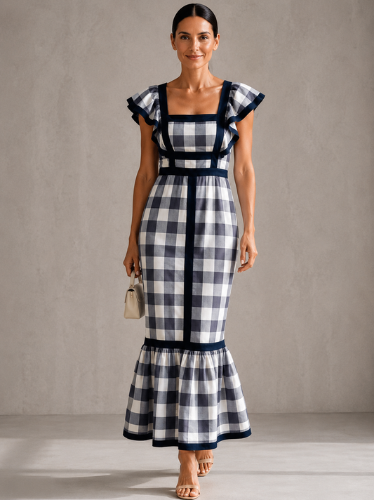 Dianne | Robe longue rayée