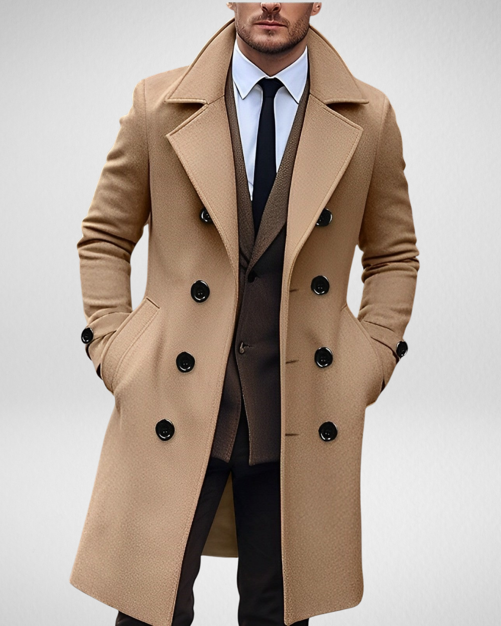 Adrián - Manteau Long d'Automne