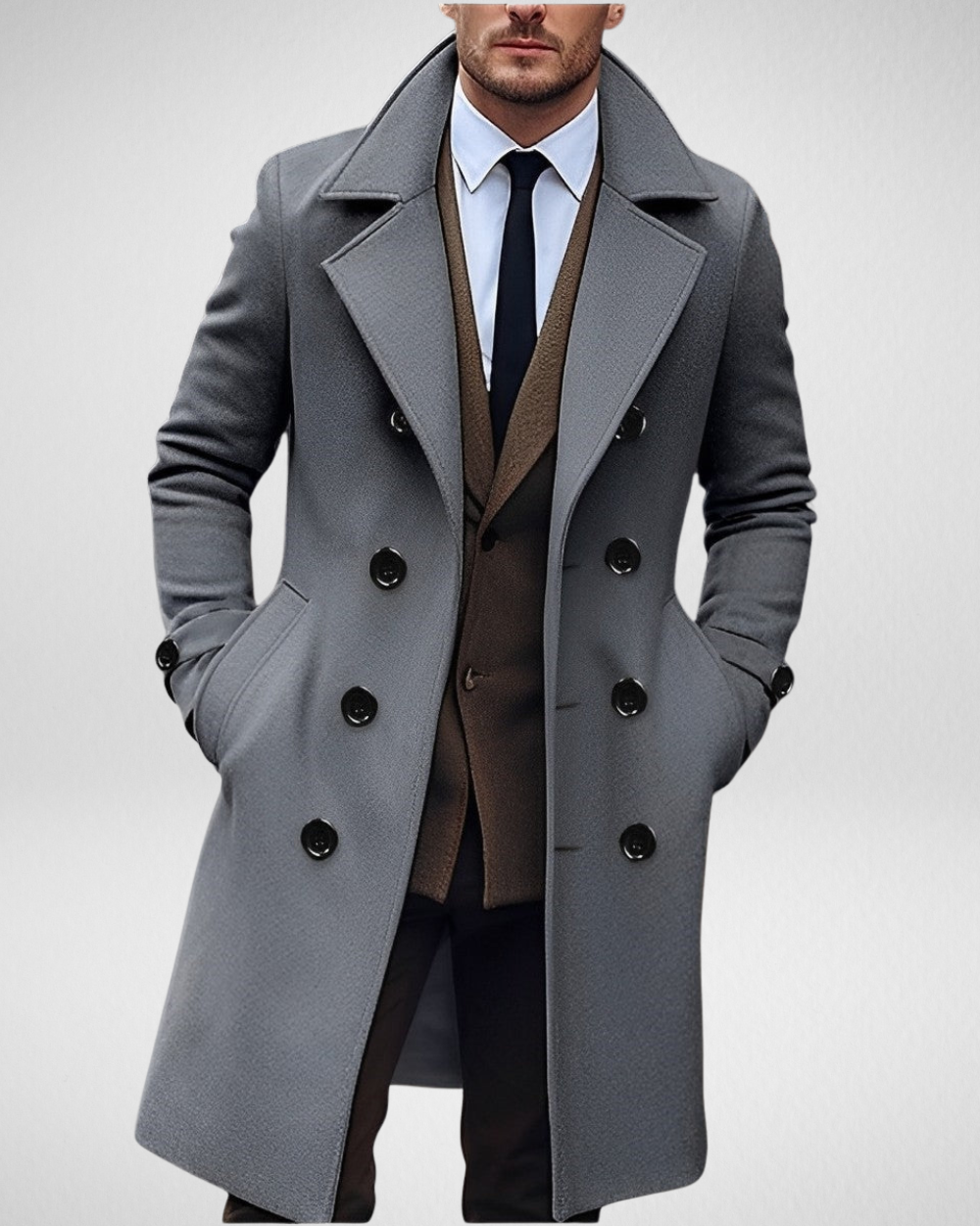 Adrián - Manteau Long d'Automne