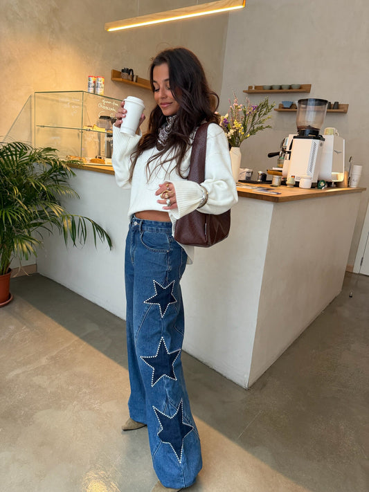 Sara | Jean en denim Star