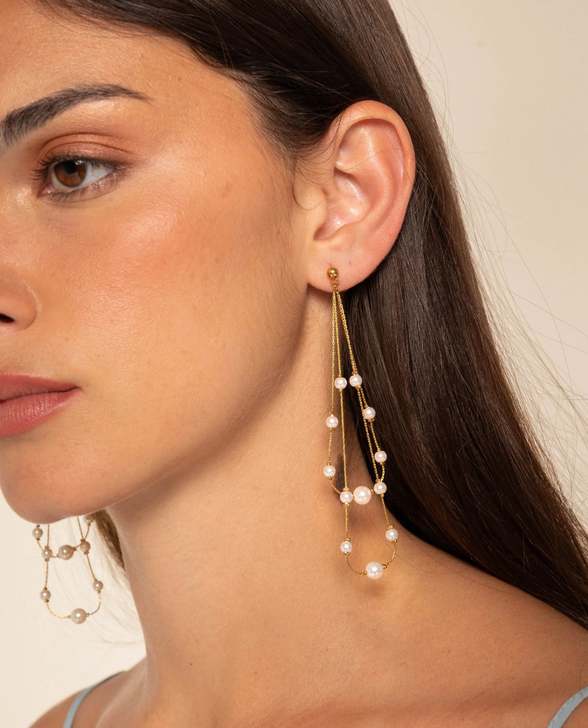 BOUCLES D'OREILLES KOS · PERLE