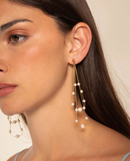 BOUCLES D'OREILLES KOS · PERLE