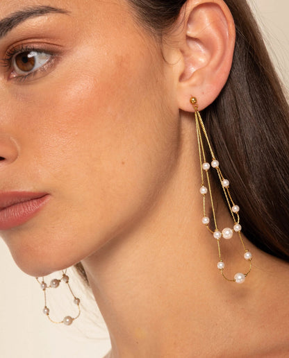BOUCLES D'OREILLES KOS · PERLE