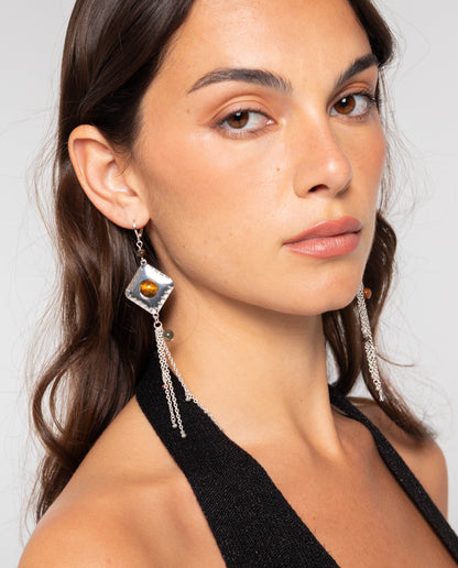 BOUCLES D'OREILLES BLOOM · ARGENT
