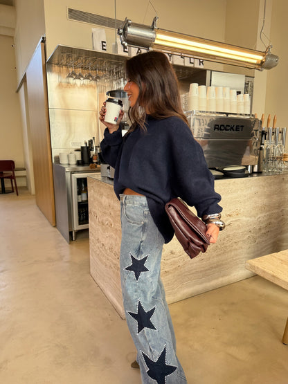 Rocío | Jeans en denim avec étoile