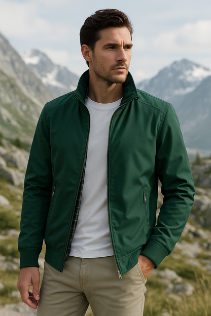 León - Chaqueta slim bolsillos con cremallera