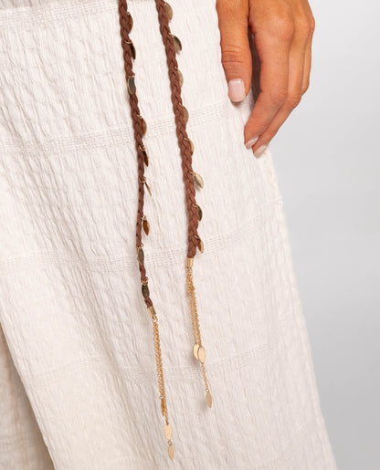 CEINTURE PETRA · MARRON