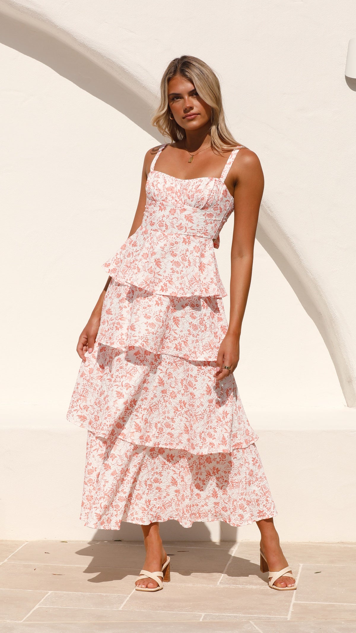 VERA | Vestido rosado floral