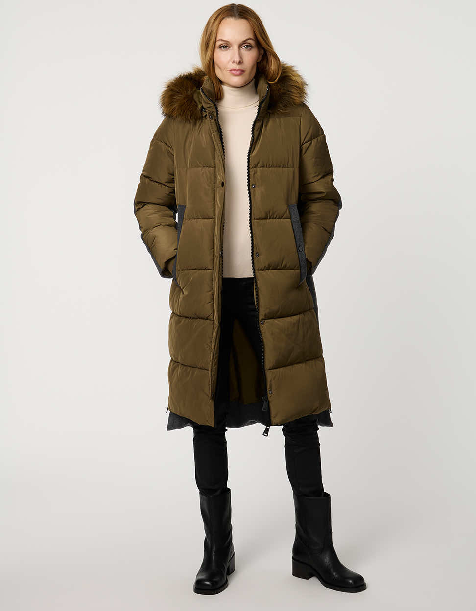 MAYELI | VESTE À CAPUCHE FOURRÉE