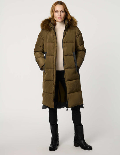 MAYELI | VESTE À CAPUCHE FOURRÉE