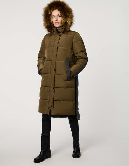 MAYELI | VESTE À CAPUCHE FOURRÉE