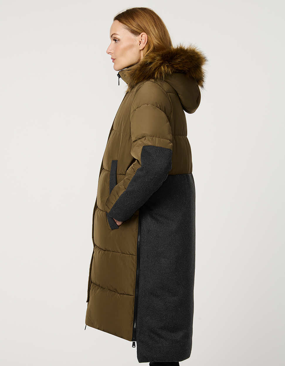 MAYELI | VESTE À CAPUCHE FOURRÉE