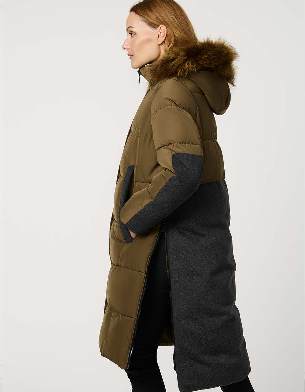 MAYELI | VESTE À CAPUCHE FOURRÉE