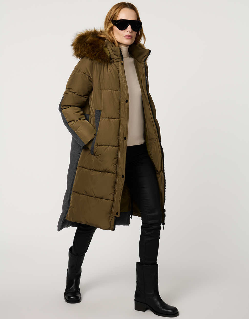 MAYELI | VESTE À CAPUCHE FOURRÉE