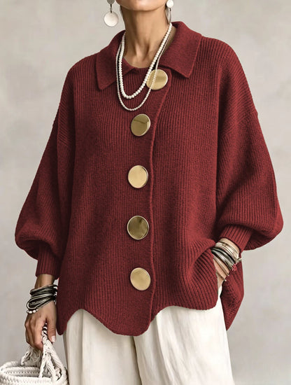 Victoria | Cardigan con botones dorados