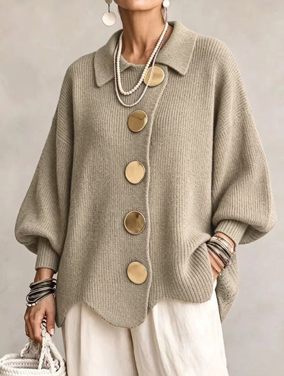 Victoria | Cardigan con botones dorados