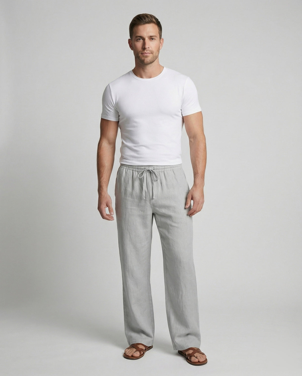 SERGIO - PANTALON EN LIN ZEN