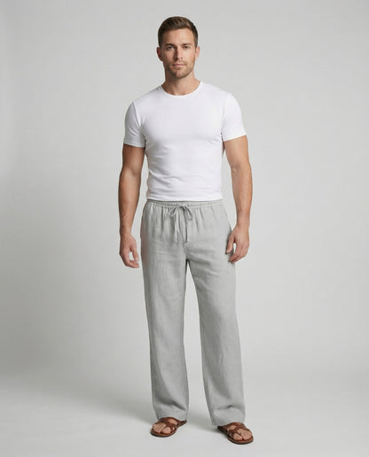 SERGIO - PANTALON EN LIN ZEN