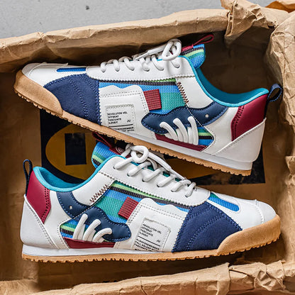 Gino | Zapatillas retro para hombre con detalles de color bloque