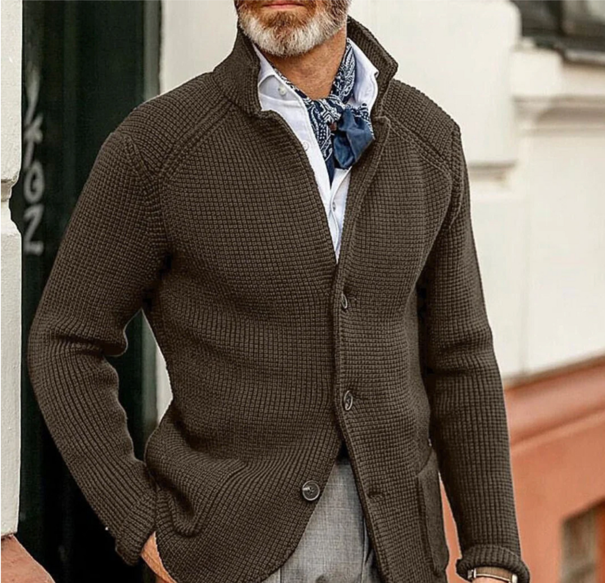 LEONARDO - CARDIGAN INTEMPOREL