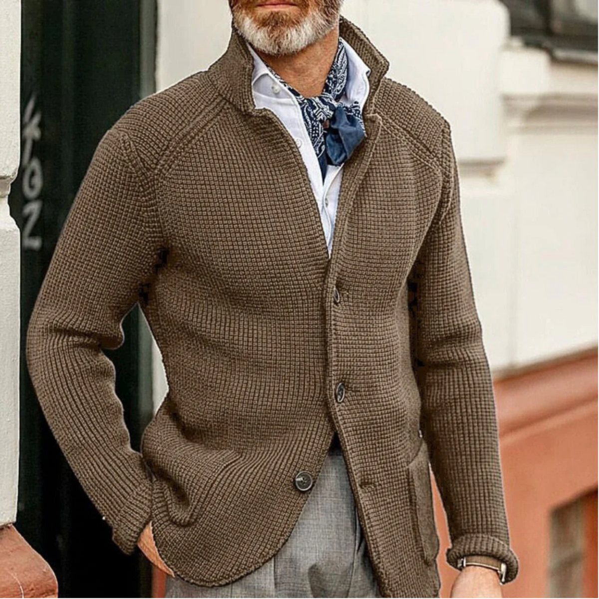 LEONARDO - CARDIGAN INTEMPOREL