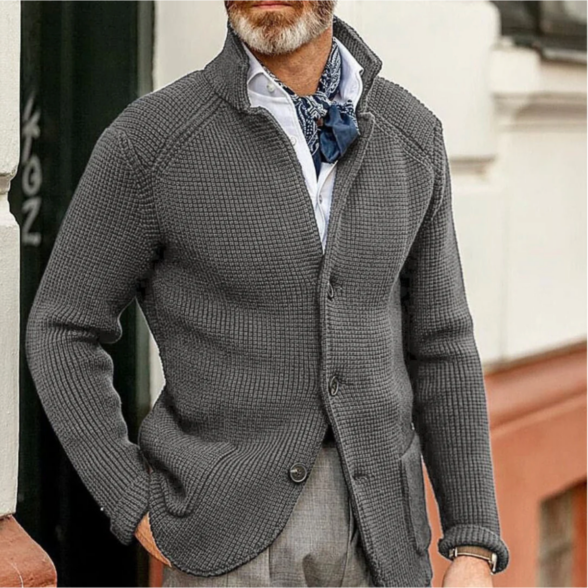 LEONARDO - CARDIGAN INTEMPOREL