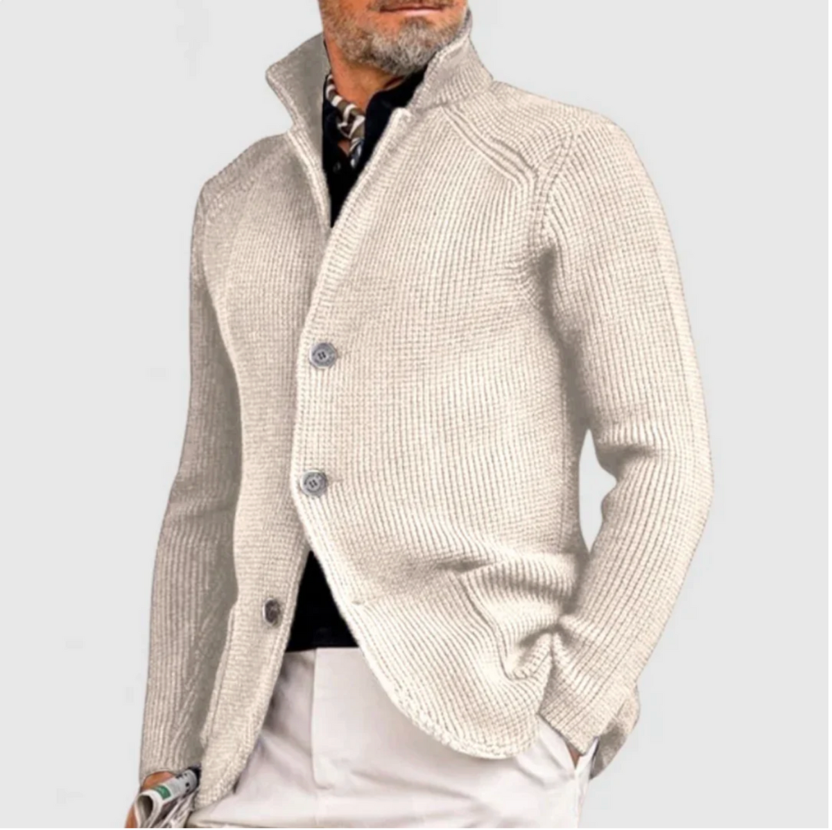 LEONARDO - CARDIGAN INTEMPOREL