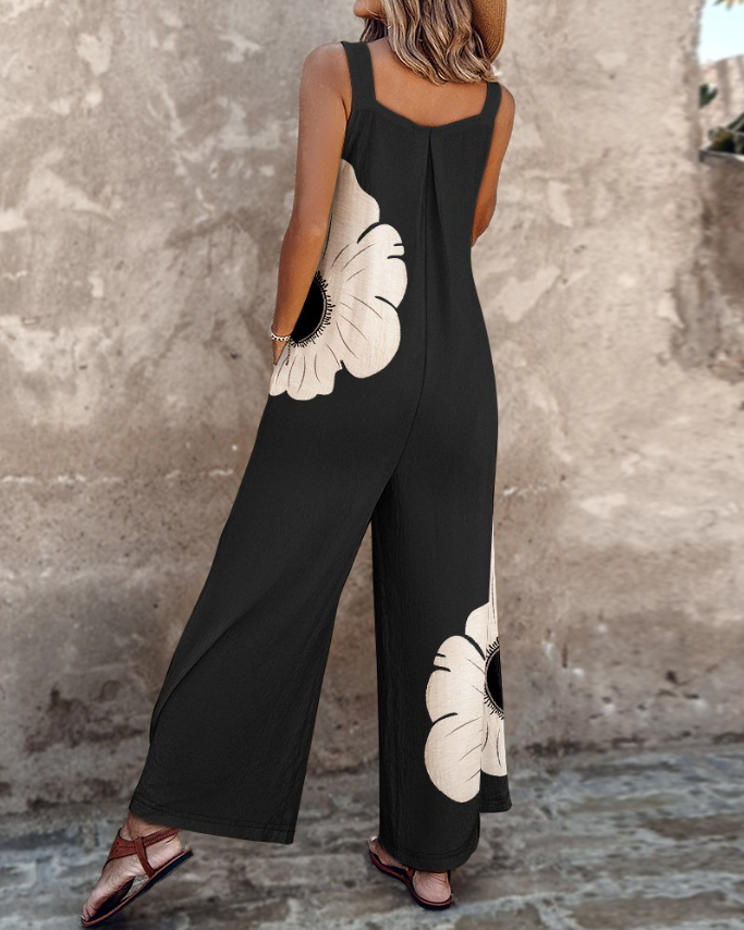 FLAVIA | Combinaison-pantalon à imprimé floral