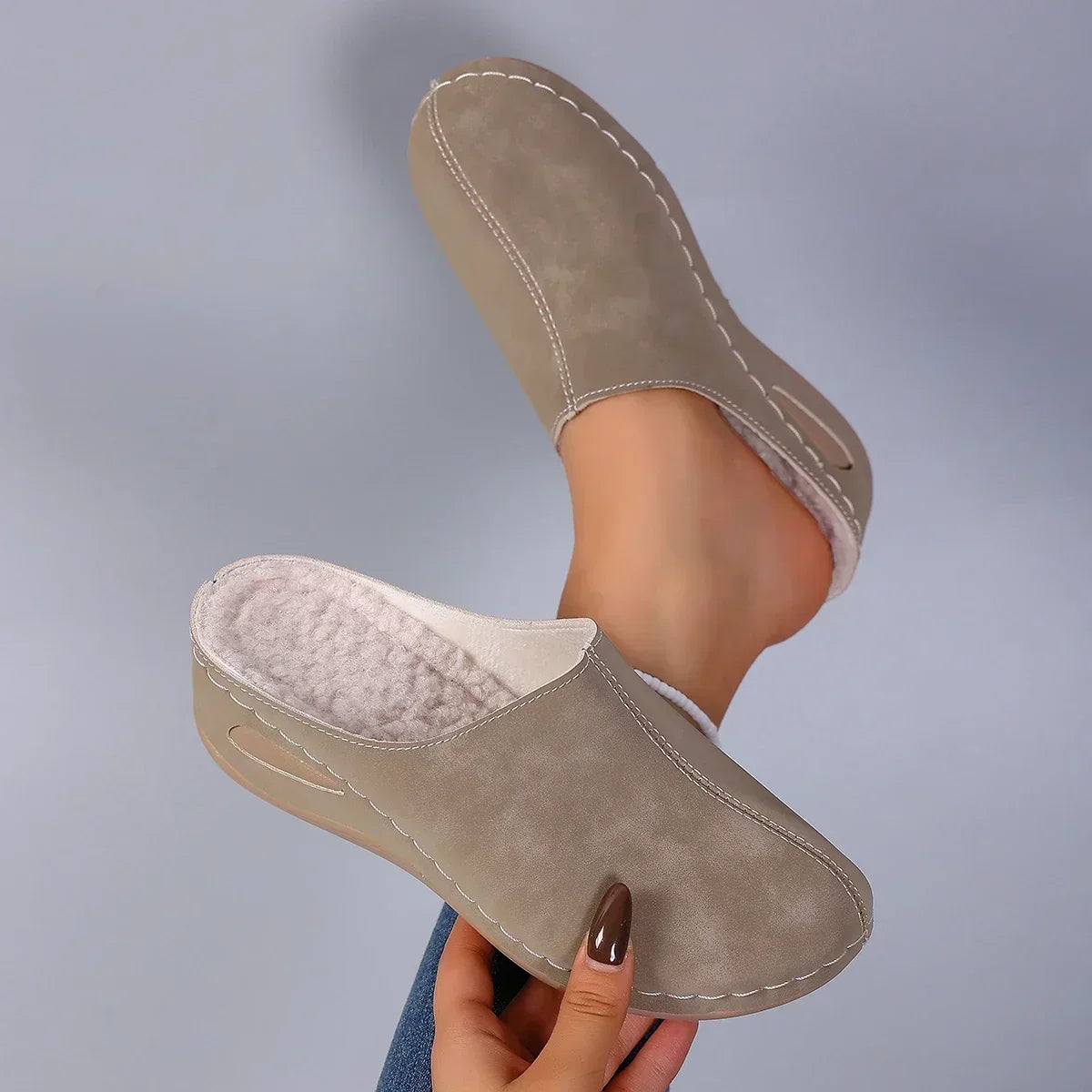 Elisa  | Zapatillas ortopédicas cálidas para comodidad diaria