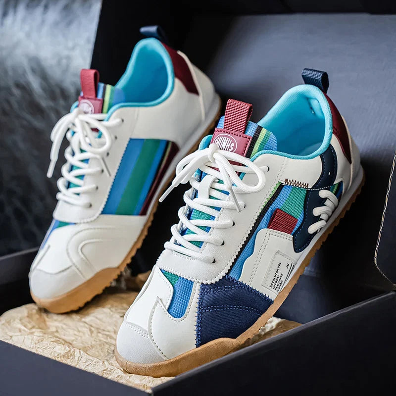 Gino | Zapatillas retro para hombre con detalles de color bloque