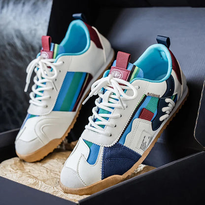 Gino | Zapatillas retro para hombre con detalles de color bloque