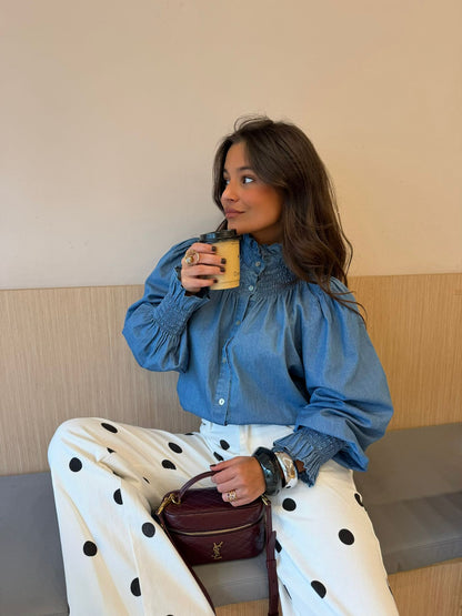 Malena | Pantalon à Pois